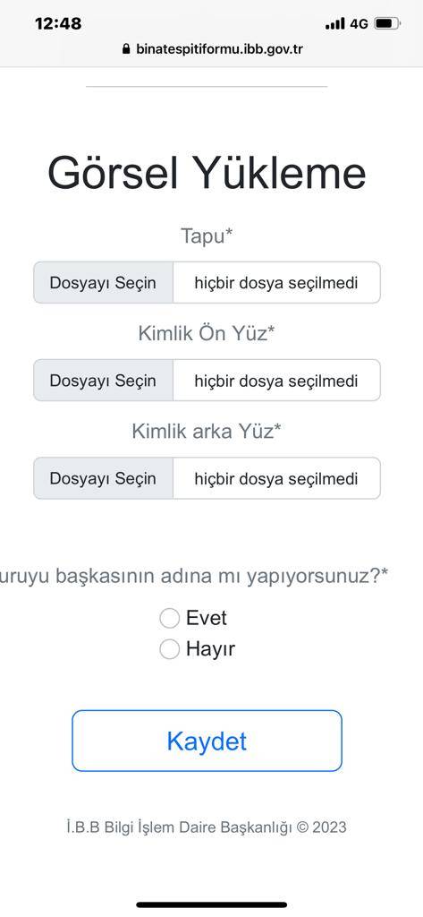 İBB Bina Tespit Uygulaması