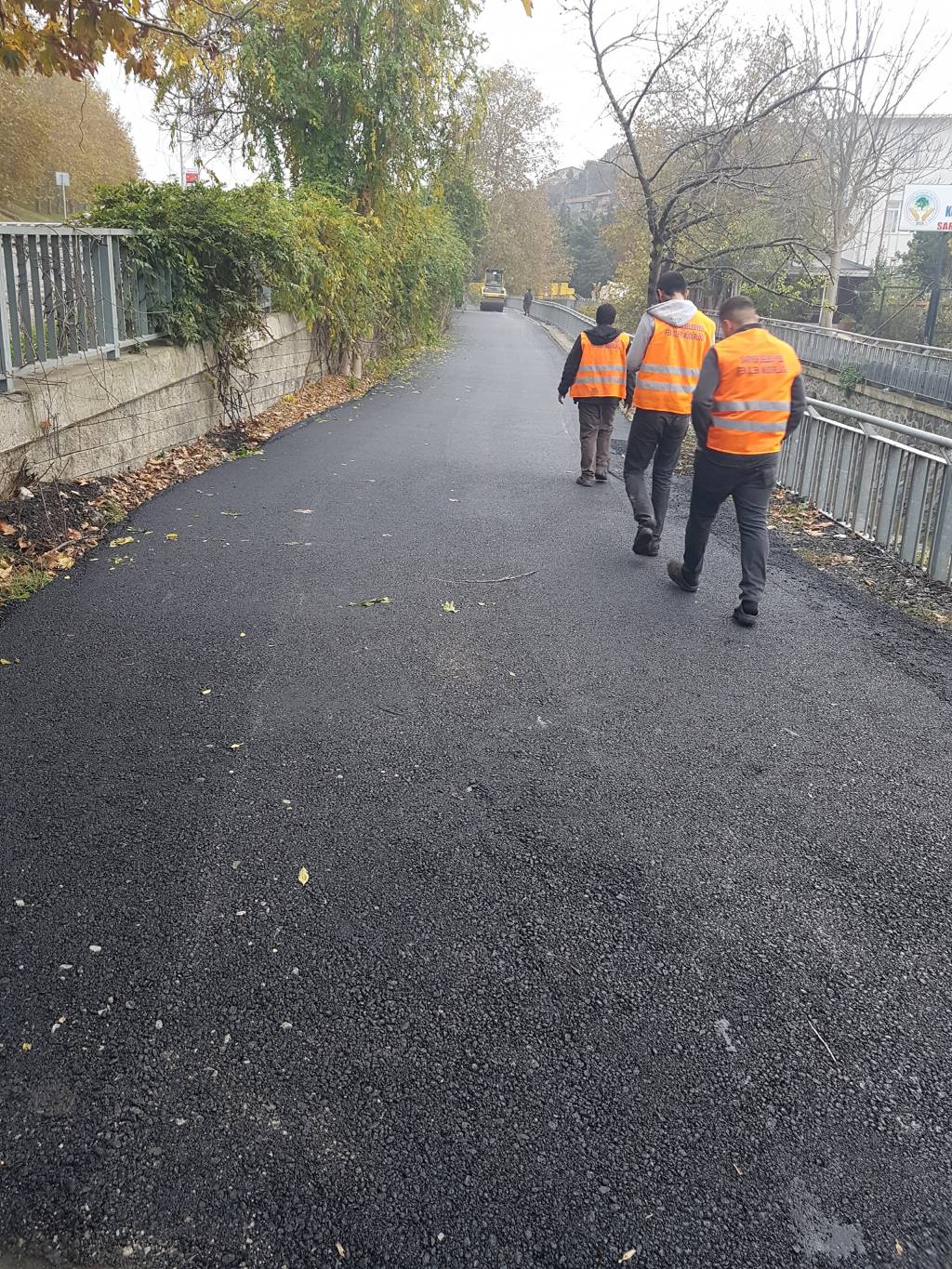 Küçükdere sokak, Dere Kenarındaki Kullanılmayan Yolun Asfaltını Yaptık