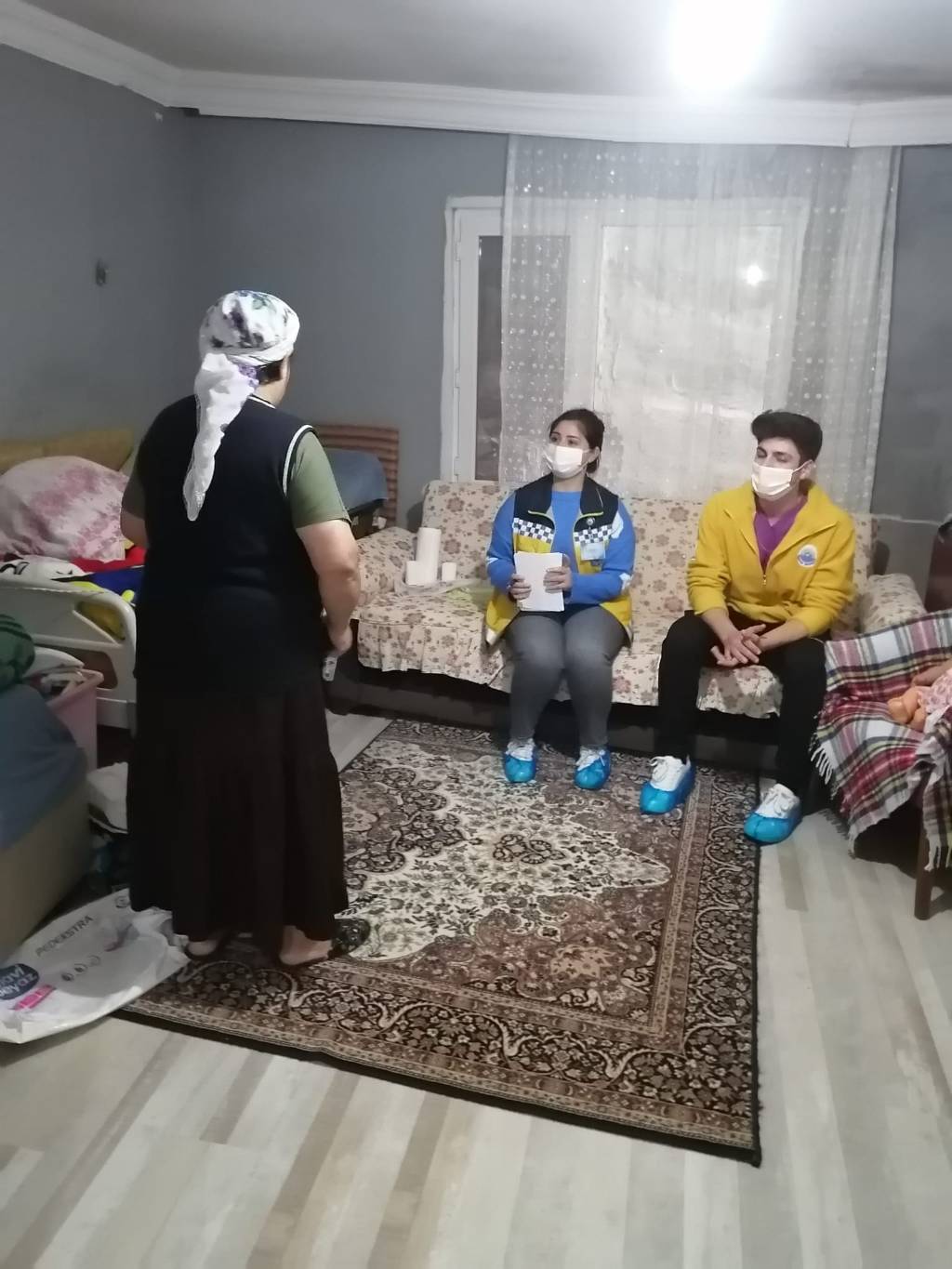 Sarıyer Belediyesi Sağlık Personelleri Çalışıyor