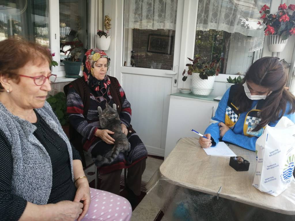 Sarıyer Belediyesi Sağlık Personelleri Çalışıyor