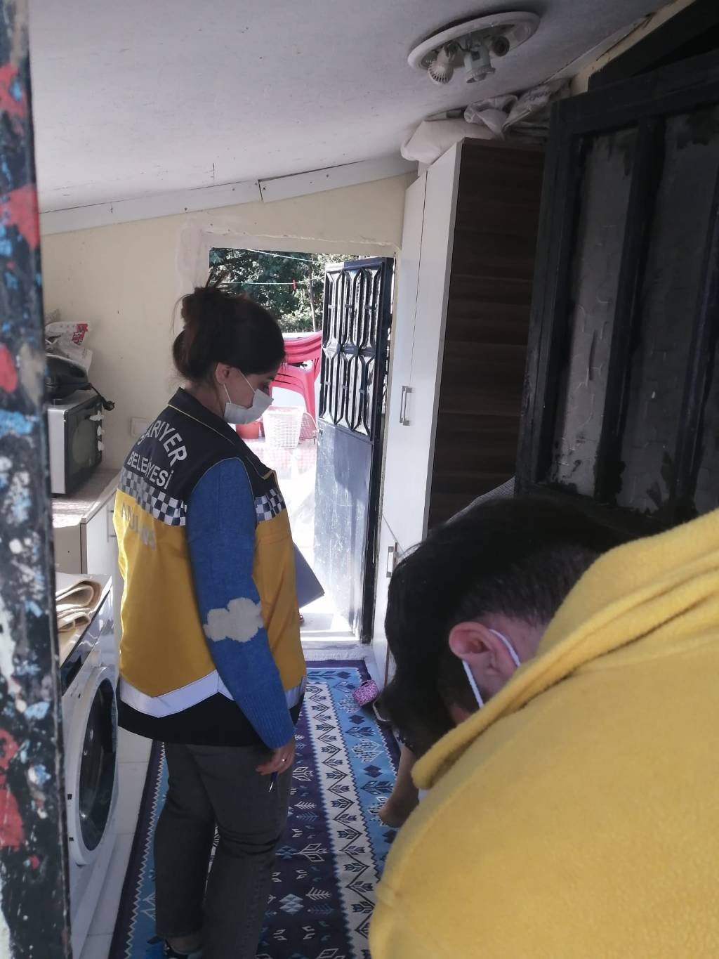 Sarıyer Belediyesi Sağlık Personelleri Çalışıyor