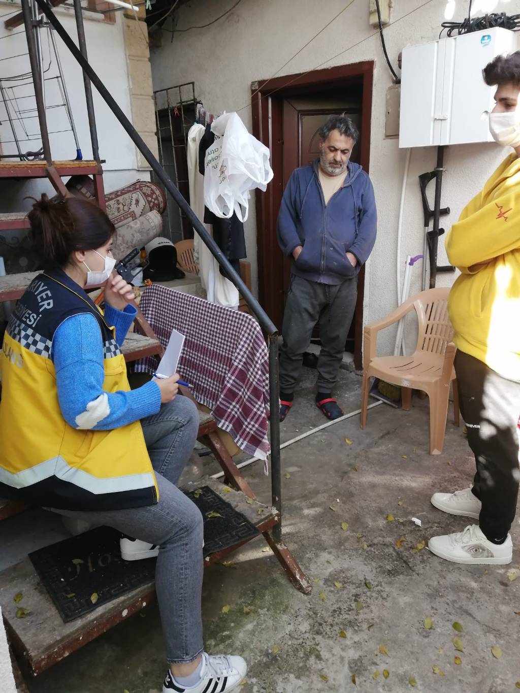 Sarıyer Belediyesi Sağlık Personelleri Çalışıyor