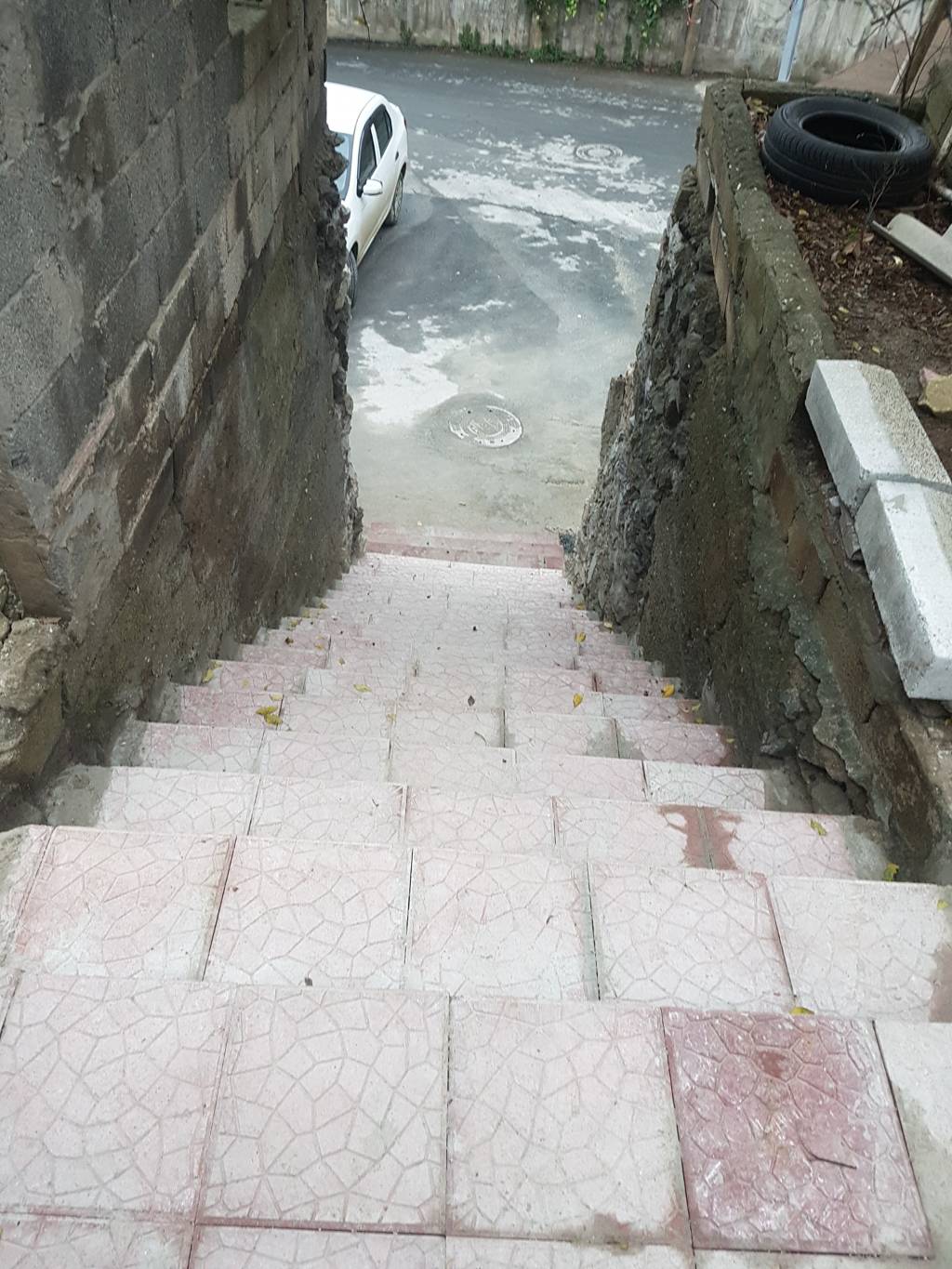 Merdiven Çalışmaları Devam Ediyor