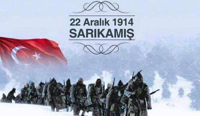 22 Kasım Sarıkamış Harekatı Şehitlerini Saygı ve Rahmet ile Anıyoruz