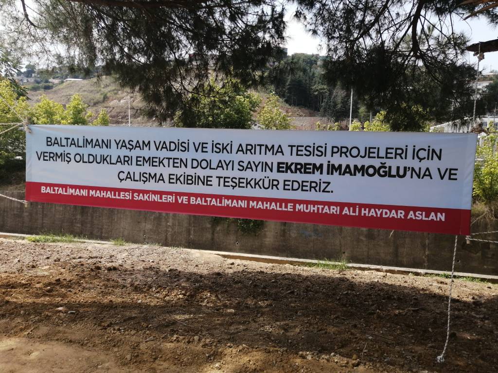 İBB başkanımız sayın Ekrem İmamoğlu ile Baltalimanı Yaşam Vadisi 1. Etap Temel Atma Törenindeyiz