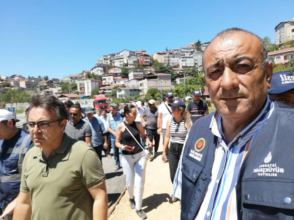 Açılan yaşam vadisi ve 2ci etaf ibb teknik ekibin incelemesi