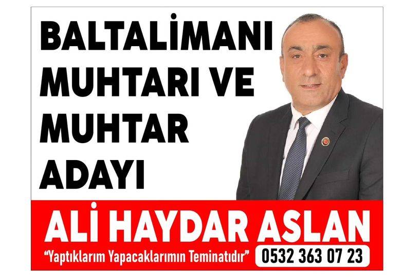 Baltalimanı Muhtarı Adaylığı