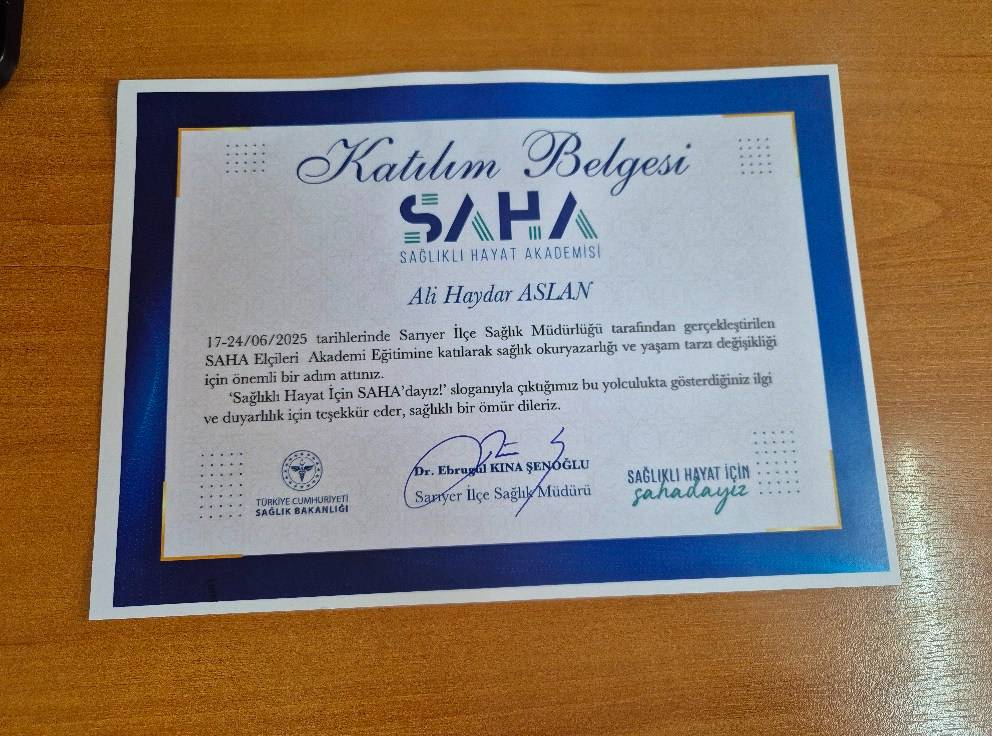 Ali Haydar ASLAN, SAHA Katılım